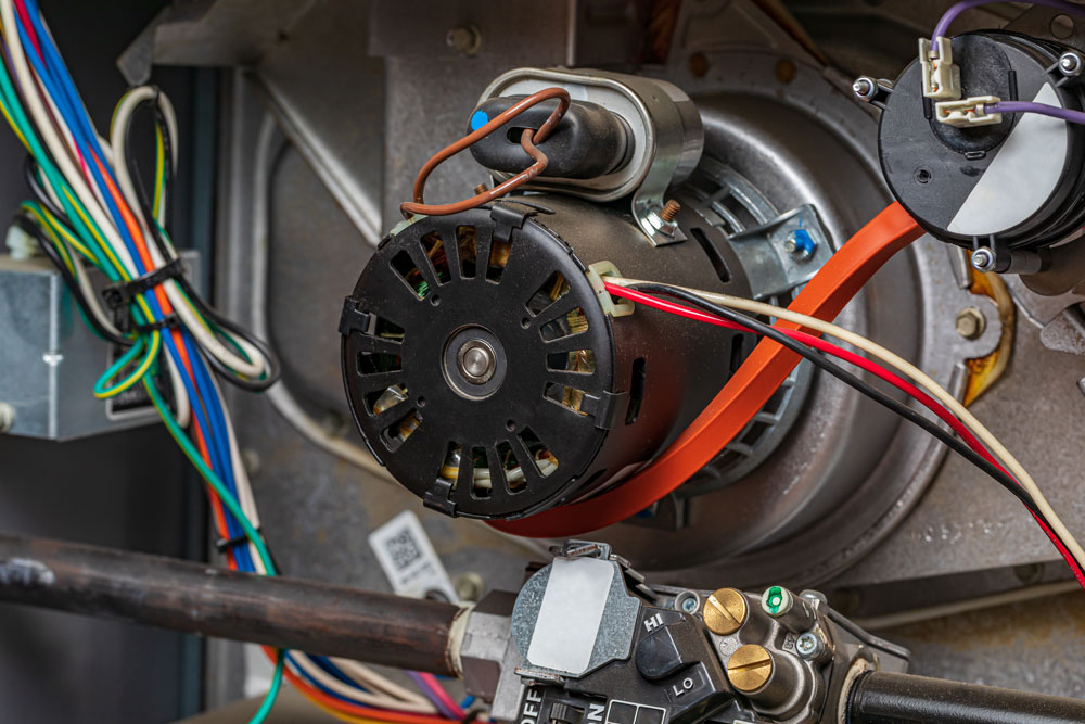 HVAC Maintenance in Houma, LA Closeup,of,heater,exhaust,fan,inside,of,furnace.,concept,of