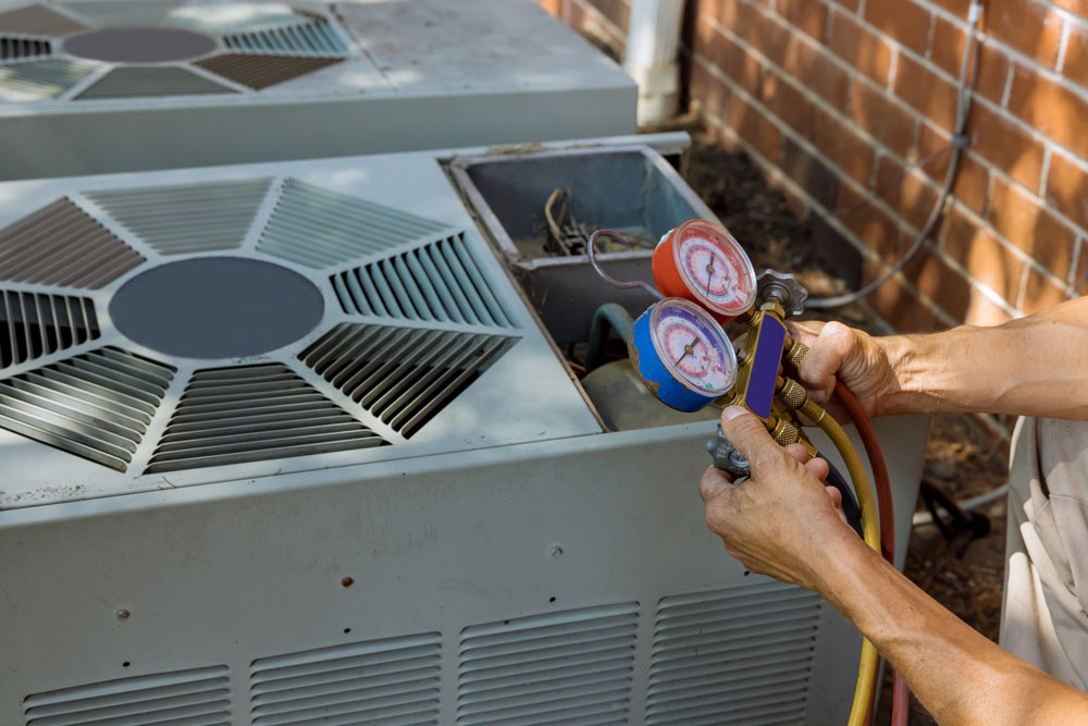 HVAC Repair Services in Houma, LA Air,conditioning,technician,servicing,of,preparing,to,air,conditioner